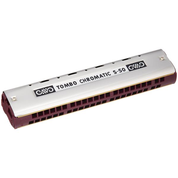他サイト： TOMBO トンボ クロマチックハーモニカ 44穴 シングル S-50の商品画像