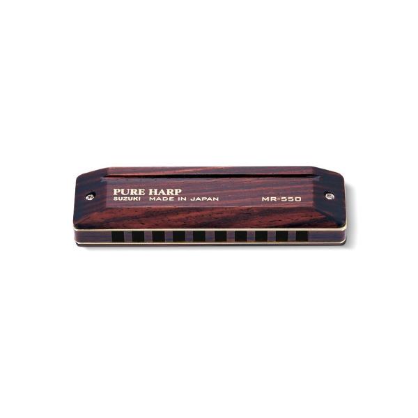 SUZUKI PURE HARP B MR-550 日本製　ハーモニカ SUZUKI スズキ 10穴ハーモニカ PURE HARP MR-550 A♭調 : Diamond