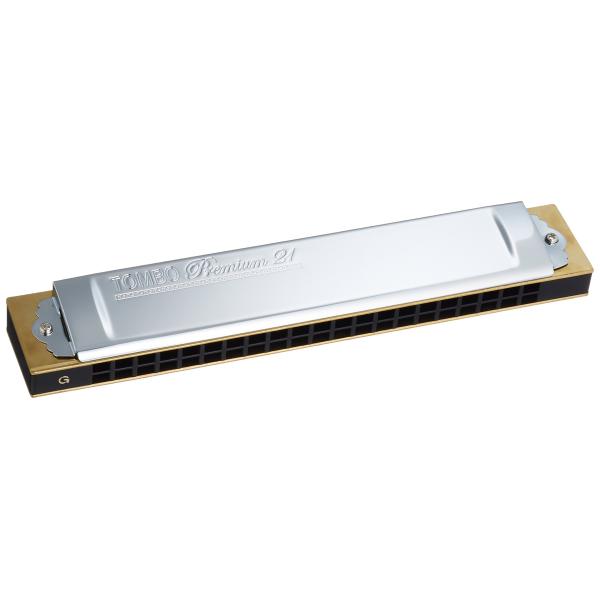 他サイト： TOMBO トンボ 複音ハーモニカ G調 プレミアム 21穴 3521の商品画像