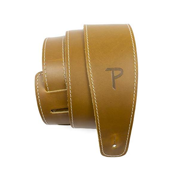他サイト： P Perri's Leathers Ltd. ベースボール レザー ギター ストラップ 2.5インチ 色: サンフラワーの商品画像