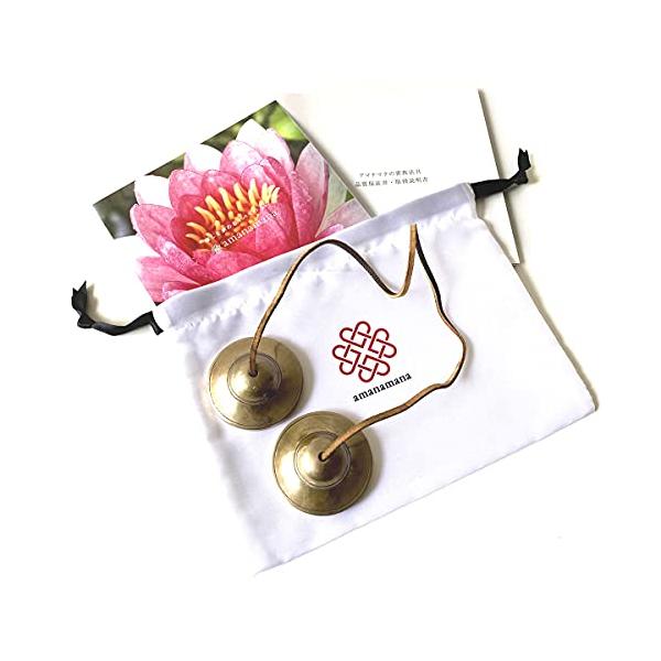 他サイト： ティンシャ・プチ [アマナマナ] 浄化 ヨガ 瞑想 チベット ベル 小さい ミニ 可愛い澄んだ音色の商品画像