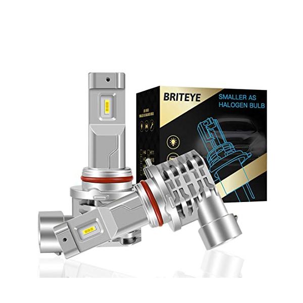 他サイト： Briteye hb3 led ハイビーム用 ledバルブ ヘッドライト 9005 一体型 6500K ホワイト CREEチップ搭載 ファンレス 車用の商品画像