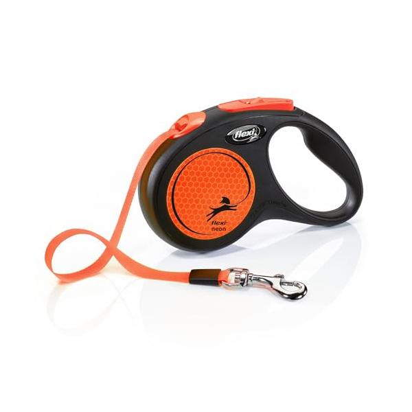 他サイト： フレキシ (flexi) ニューネオン テープ S(15kg未満) 5m オレンジ [犬用リード]の商品画像