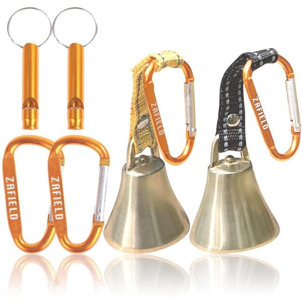 【MONOQLO BEST BUY受賞／プロ登山家推奨】 熊鈴 消音機能付き 熊よけ鈴 【真鍮製で遠くまで響くきれいな音色】 大音量 登山 トレッキン