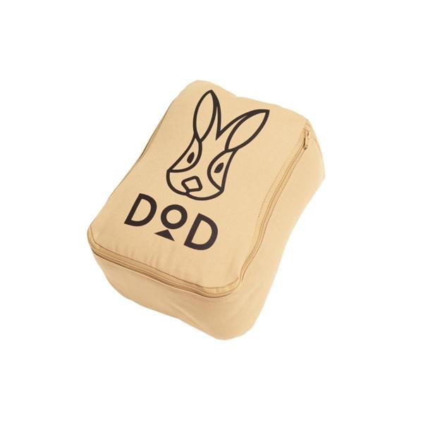 DOD(ディーオーディー)ミニウサクッションマクラ 【モフモフ&ひんやり接触冷感】 洗濯可いつでも清潔 高さ調整可 キャンプやお家でも CP1-056