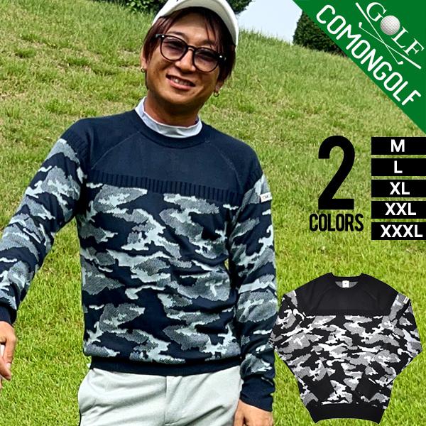 COMONGOLF ゴルフウェア メンズ 春 セーター 長袖 冬 アウター COMONGOLF ゴルフウェア メンズ 春 セーター 長袖 冬 アウター