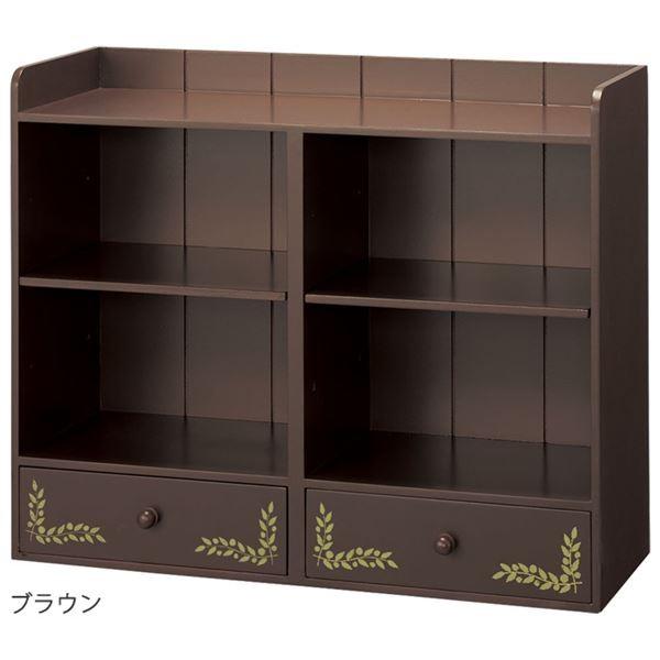 キッチン収納 収納棚 幅55cm ブラウン 引き出し付き 目隠しカウンターラック ダイニング キッチン 台所 Ds Indiyce 通販 Yahoo ショッピング