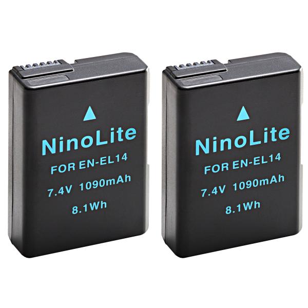 2個セット Nikon ニコン EN-EL14 互換バッテリー D5200 D5100