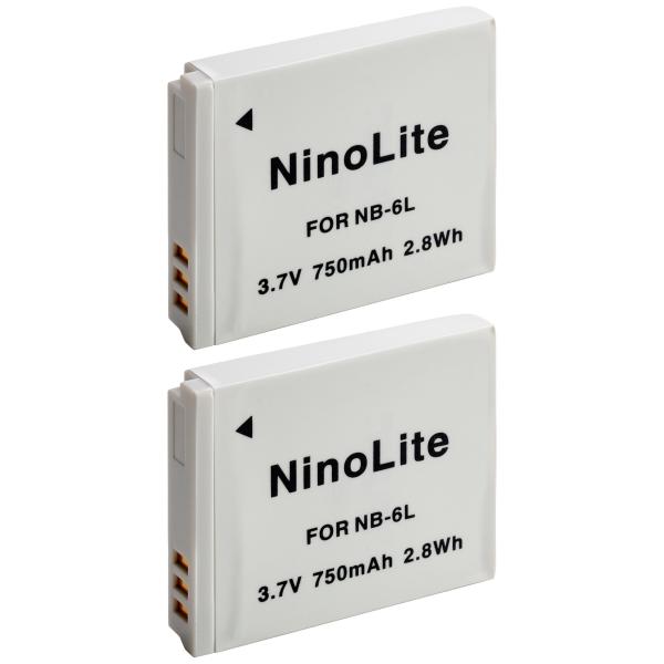 2個セット Canon キヤノン NB-6L 互換バッテリー IXY DIGITAL 930 IS