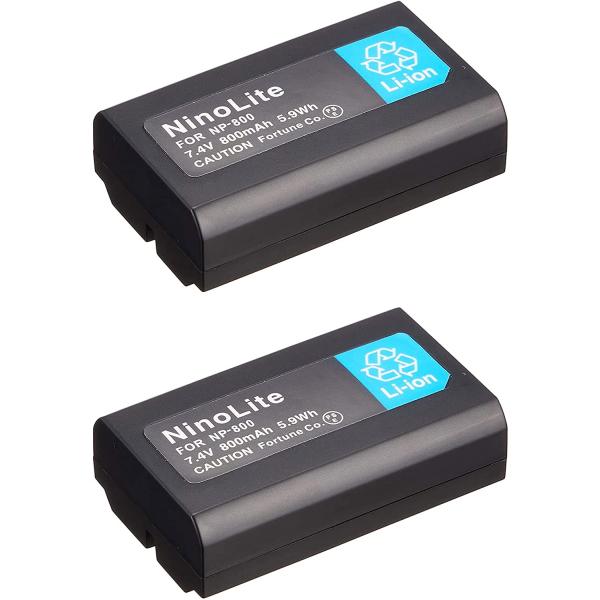2個セット ミノルタ minolta NP-800 互換バッテリー DiMAGE A200 DIGITAL現場監督 DG-5W 等 対応 KONICA MINOLTA battery BC-900対応