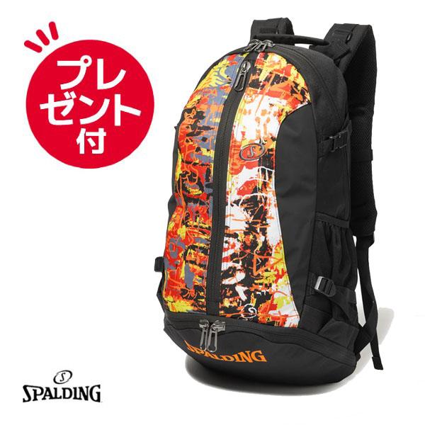 SPALDING（スポルディング） ケイジャー グラフィティ オレンジ×レッド
