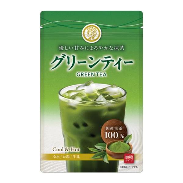 宇治森徳　Tグリーンティー（ティーグリーンティー） 粉末　120g （国産抹茶100%） GREENTEA 【かおりちゃん】-000008