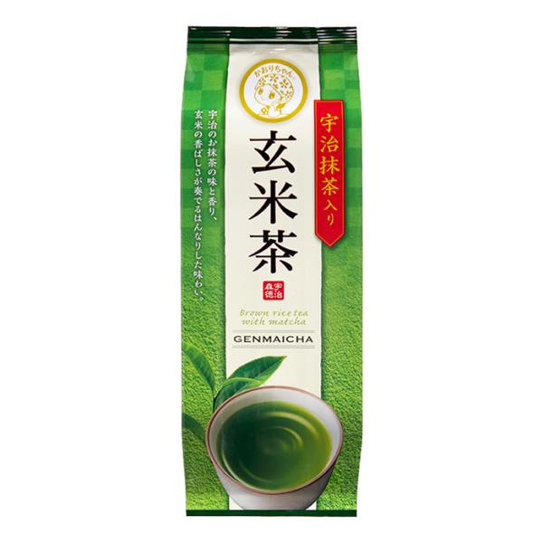 宇治森徳　宇治抹茶入玄米茶150g 【かおりちゃん】-000008