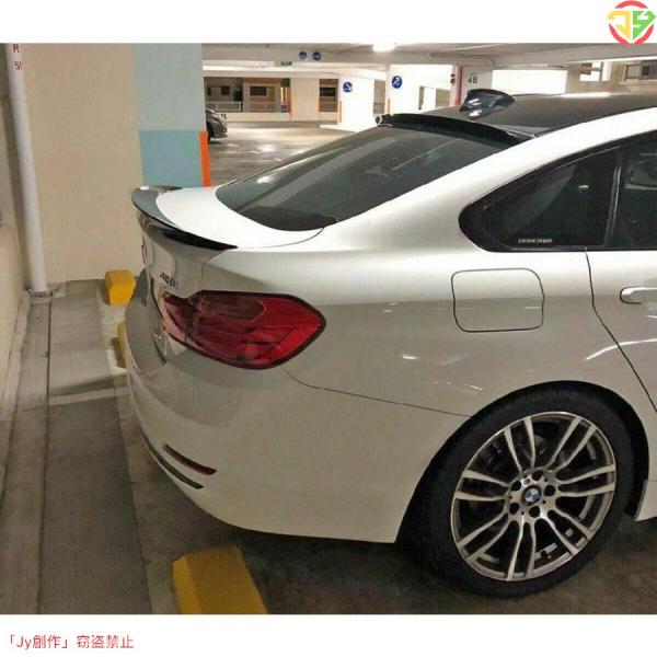 New♪２点 BMW F36 グランクーペ 4シリーズ リアルーフスポイラートランクスポイラー 素地 未塗装品