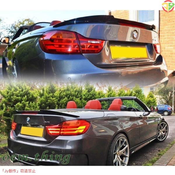 New♪14-18年★BMW 4シリーズ カブリオレ F33 F83 各色付 リアスポイラー ウイング トランクスポイラー M4風 純正色塗装