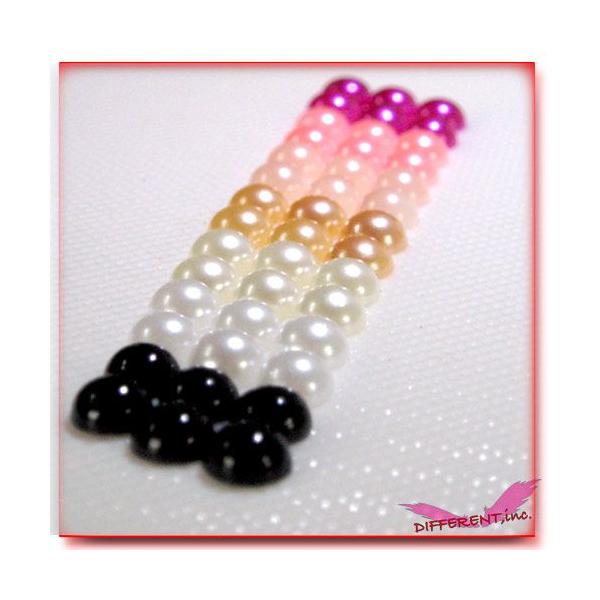 ※ 計り売りのため、単一複数個ご注文については、１袋に纏めての包装となります。半円パールラインストーン  2mm-----200粒 3mm-----200粒 4mm-----140粒 5mm-----100粒 6mm-----60粒 8mm...