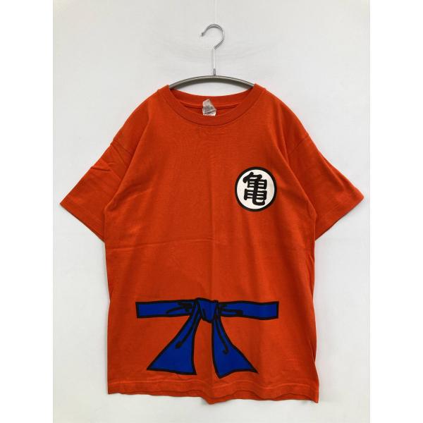 CROSS STITCH Tシャツ/カットソー MEDIUM オレンジ 前面プリント