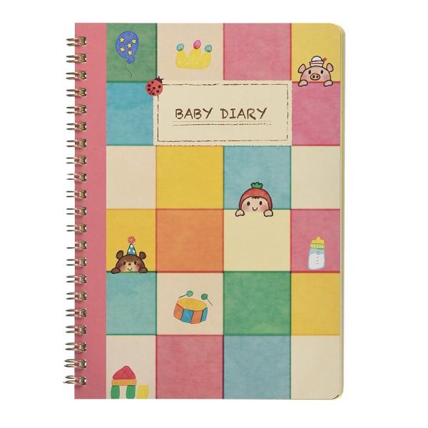 育児日記 銀鳥産業 赤ちゃん 新生児の成長記録に 授乳記録や予防接種 記念日の記録など シンプルで使いやすい 育児ダイアリー ベビーダイアリー 育児 ノート Ns0406 デジスクープ 通販 Yahoo ショッピング