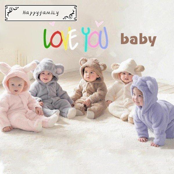 新生児服 カバーオール 着ぐるみ ロンパース ベビー服 女の子 男の子 うさぎ くま パジャマ 赤ちゃん 動物 キッズ クリスマス コスプレ 出産祝い ボア Cl0369 Happy Family 通販 Yahoo ショッピング