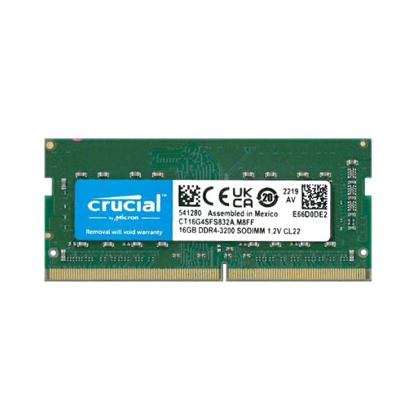 crucial（クルーシャル） 16GB Crucial Micron製 増設 メモリ ノート