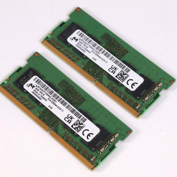 Micron（マイクロン） 中古 PC用メモリ8GB DDR4-3200 Micron