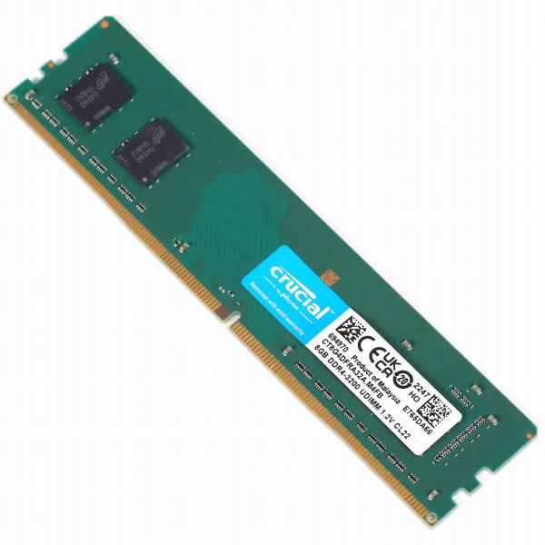 crucial（クルーシャル） 中古 DDR4メモリ 8GB x 1 CT8G4DFRA32A
