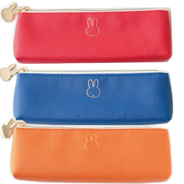 ミッフィー 箔押しfaceペンケース ミッフィー グッズ ミッフィー ペンケース ミッフィー 筆箱 ペンケース キャラクター ペンケース スリム
