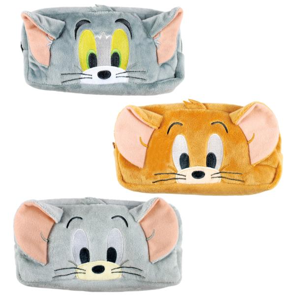 たくさん収納できる、ふわふわポーチ。キャラクターのドアップがとってもかわいい◎サイズ：H110×W190×D50mm素材：ポリエステル