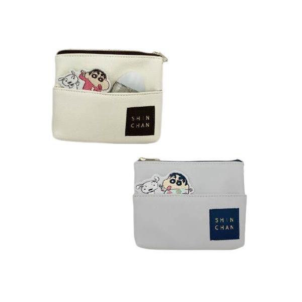 クレヨンしんちゃん ひょっこり刺繍シリーズ ティッシュポーチ クレヨンしんちゃん グッズ クレヨンしんちゃん ポーチ クレヨンしんちゃん シログッズ