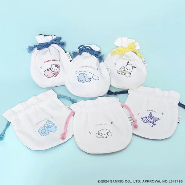 【良品】ハローキティ　いちご　巾着　ポーチ　小物入れ　サンリオ　レア　日本製 良品】ハローキティ いちご 巾着 ポーチ 小物入れ サンリオ レア 日本製