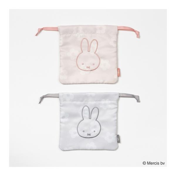 MIFFY FLOWER 巾着 ミッフィー グッズ 大人 プレゼント ポーチ