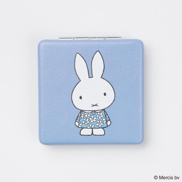 MIFFY BLUE FLOWER コンパクトミラー ミッフィー グッズ 大人
