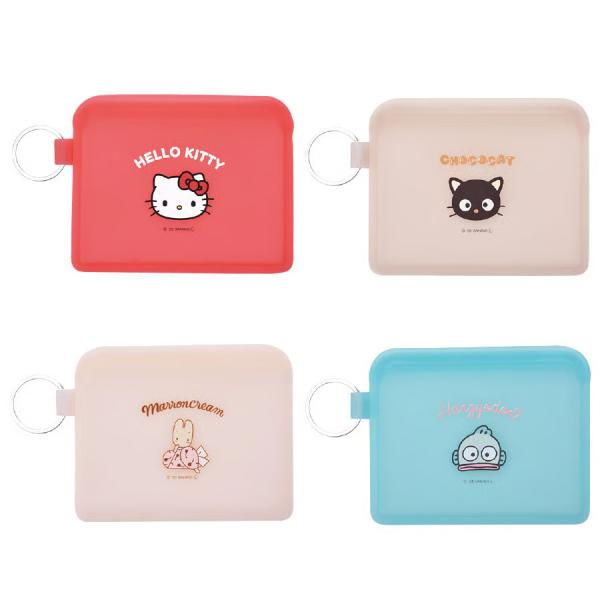 激レア♡サンリオ♡キティちゃん☆パスケース付きネックポーチ　アソート♡２点セット ハローキティ フェイス形パスケース＆ポーチ｜サンリオ