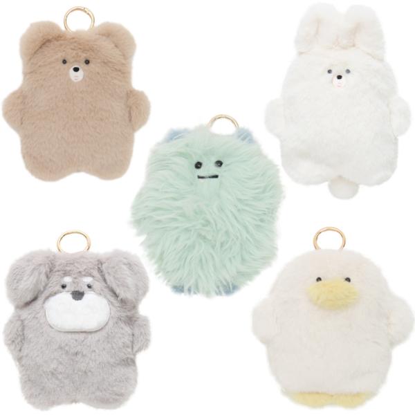スフレベアキーリングポーチ キーホルダー ぬいぐるみ くま