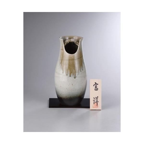 桃山時代の信楽焼の筒花瓶 桃山時代の信楽焼の筒花瓶