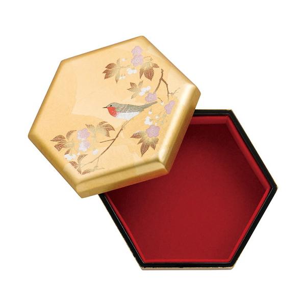 箔一 金沢箔 花見鳥 金箔 重箱 工芸品 送料無料】 花見鳥 小箱 / 箔一 敬老の日 プレゼント 早割