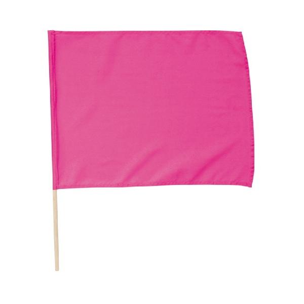 サイズ・色数も豊富なカラーフラッグシリーズの小旗です。軽量で丈夫なので振りやすいフラッグです。運動会のダンスや集団行動、応援などに！ ■旗：約410×300mm、棒：8×450mm
