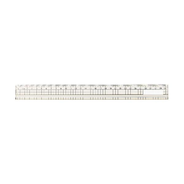 アーテック アクリル方眼定規 30cm(溝付)