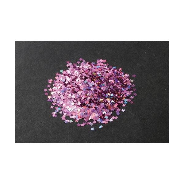 アーテック ホログラムグリッター星 3mm ピンク