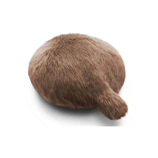 ユカイ工学 Petit Qoobo プチクーボ Marron（マロン・茶）心を癒す しっぽクッション セラピーロボット ギフト