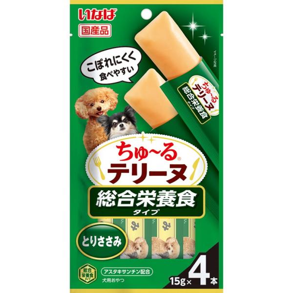 いなばペットフード いなば ちゅ〜るテリーヌ 総合栄養食タイプとりささみ 15g×4本