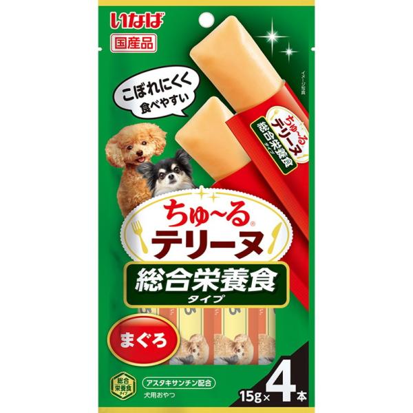 いなばペットフード いなば ちゅ〜るテリーヌ 総合栄養食タイプまぐろ 15g×4本