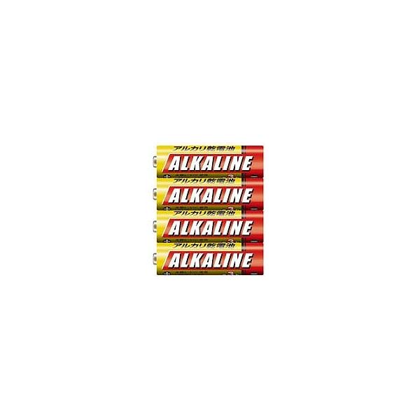 三菱 単3アルカリ乾電池 4本パック LR6R/4S