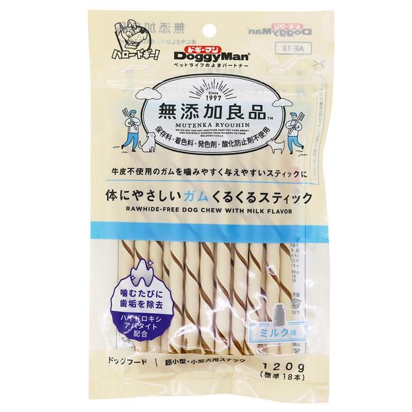 無添加良品 体にやさしいガム くるくるスティック 120g(標準18本)