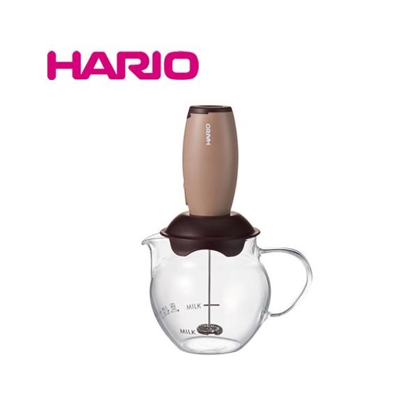 ハリオ ミルク泡立て器 ミルククリーマー・キュート ブラウン ハリオ ミルク泡立て器 ミルククリーマー・キュート ブラウン