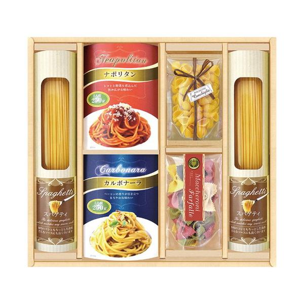 コシのある乾燥スパゲティと大容量2人前のパスタソースがセットになりました。簡単調理ですぐに食べられるお手軽パスタセットです。■スパゲティ130g×2個・マカロニ(コンキリエ)70g・自然色パスタ(ファルファーレ)40g各1個・パスタソース(...