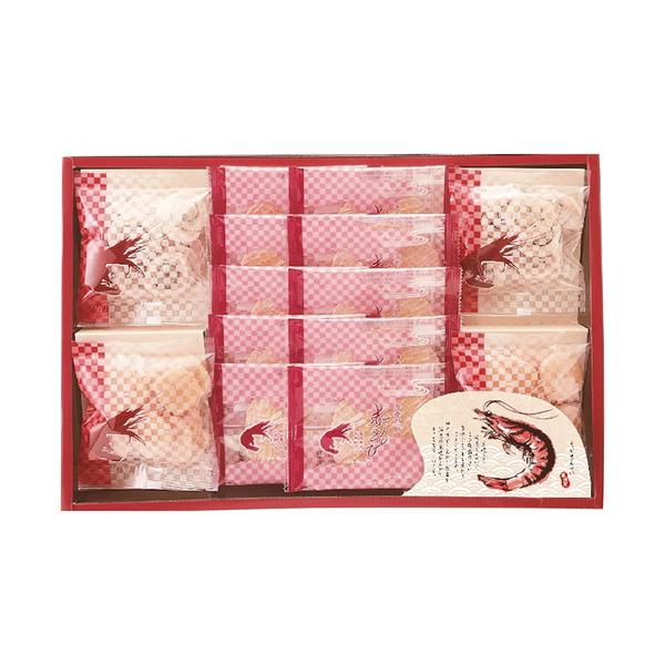 赤えびを使用し焼き上げた、ヘルシー志向のノンフライ製法のおせんべい。二度焼き製法で優しい食感に作ったうずまき・えび松風。えびせんべいの原料として最適な海老を使用しこだわりの製法で仕上げました。■赤えびせんべい(1枚入)10袋・えびせん10g...