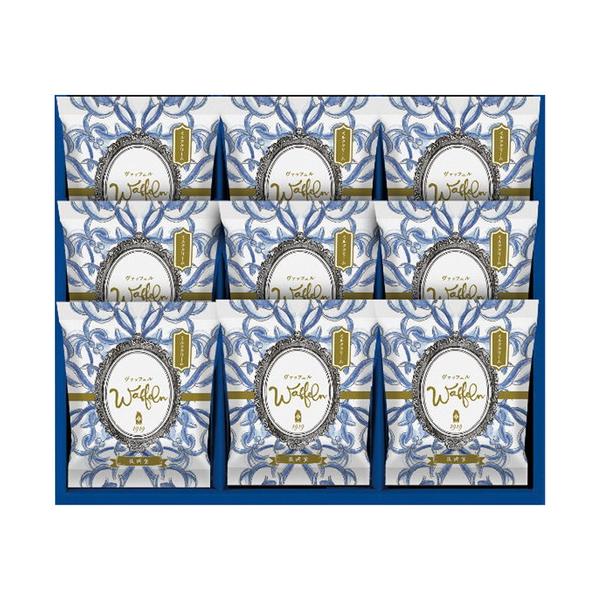 ドイツ風の堅焼きワッフルに、ミルククリームを挟んだ洋風焼き菓子です。さっくりとした口当たりをお楽しみ下さい。■ヴァッフェル9枚■箱サイズ:26.5×5×22.6cm【用途】引出物 結婚祝 出産祝 仏事 快気 新築 記念 贈答 お返し お祝い...