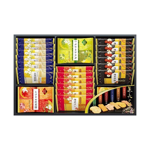 国産米100%の煎餅の詰合せです。加賀友禅をモチーフに色鮮やかにデザインされた目で見てきれいな米菓ギフトです。■海老カレー煎餅・黒ごま入り玄米煎餅・海老胡椒煎餅各6枚・えびまめ花煎餅・つぶやきサラダ煎餅・金澤カレー煎餅各3枚■箱サイズ:37...