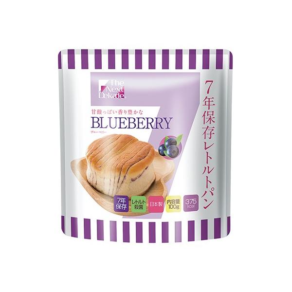 グリーンケミー TheNextDekade 7年保存　レトルトパン ブルーベリー TK00000214 非常食 防災 備蓄 パン